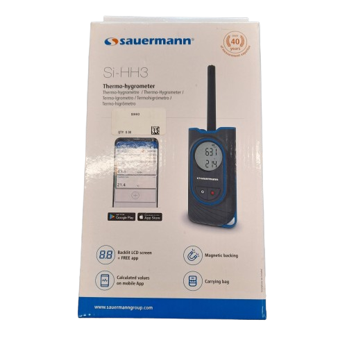 Sauermann Thermometer SI-HH3 Thermo- Hyrometer in Box