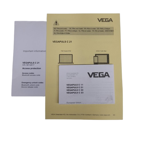 Vega RA 222 22H VEGAPULS C21 Series Radar Level Sensor Like New