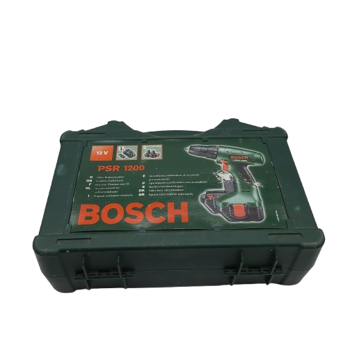 Bosch Drill Kit PSR1200 Green With 2 x Batteries And Charger (NA )