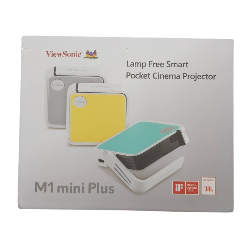 ViewSonic M1 mini Plus Smart LED Pocket Cinema Projector In Box