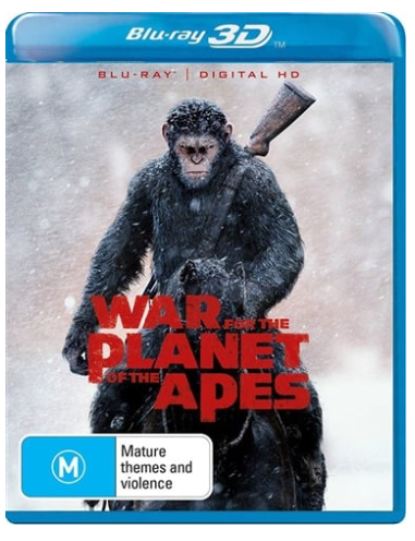 War For The Planet Of The Apes Blu Ray Good Condition