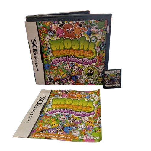 Nintendo DS Moshi Monsters Moshling Zoo, ESRB Edition, With Case + Manual (LE 1428356)