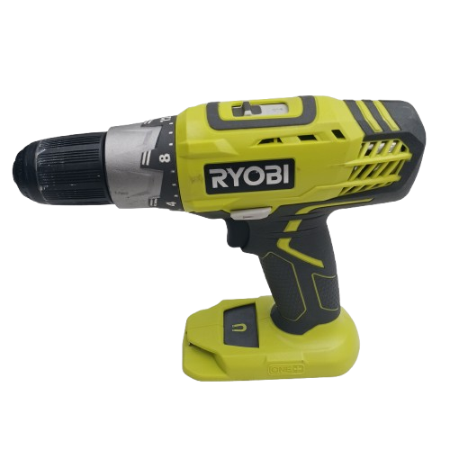 Ryobi 18V Drill Driver R18DDP2, Drill ONLY, Good USED Condition, Light Scuffing Around Chuck (NA 1387998)