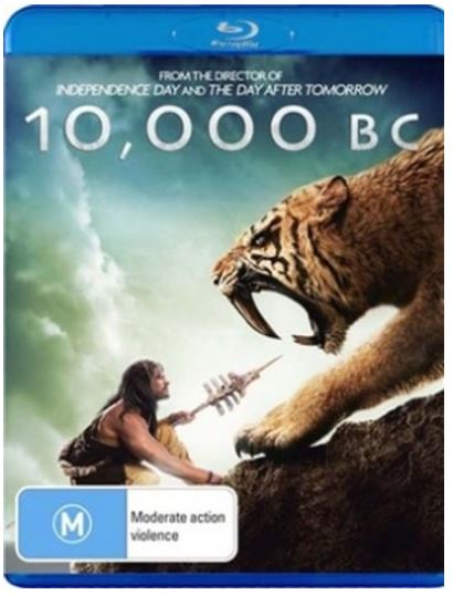 10,000 BC 2008 Blu ray Good Condition (GE1280788)