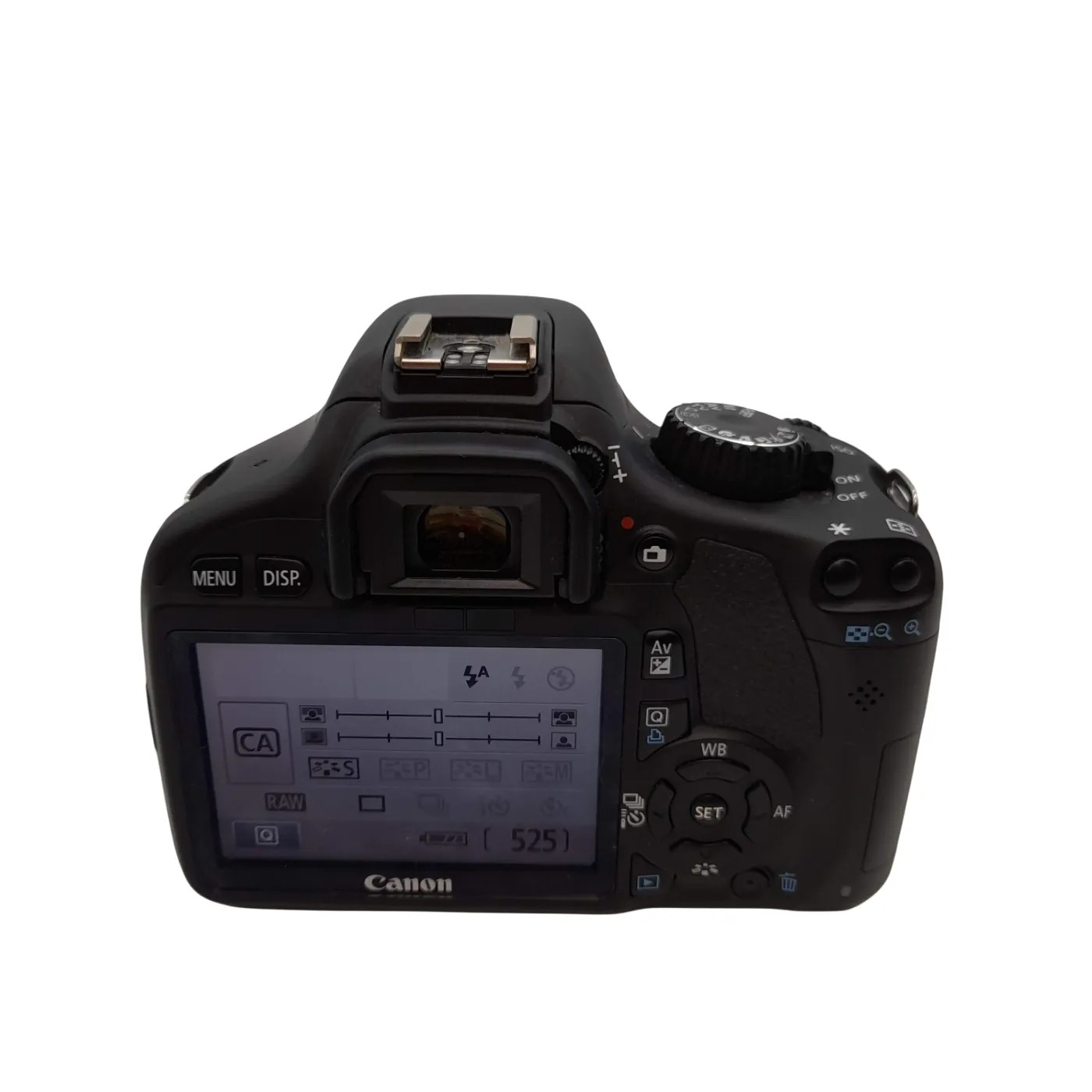 Canon SLR Camera DS126271 EOS Rebel T2i Black With 18-55mm Lens +Charger +Strap +Battery (WL1410406)