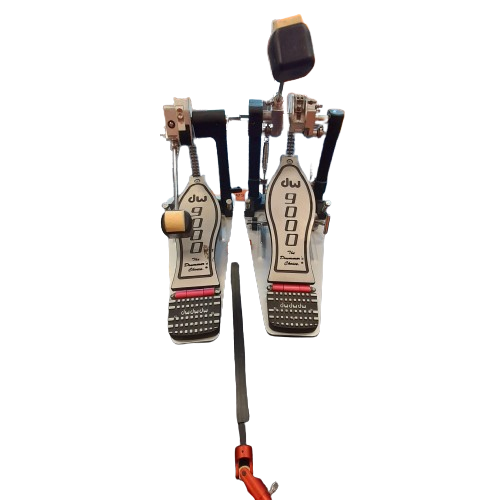 DW 9000 Double Kick Pedals In Case