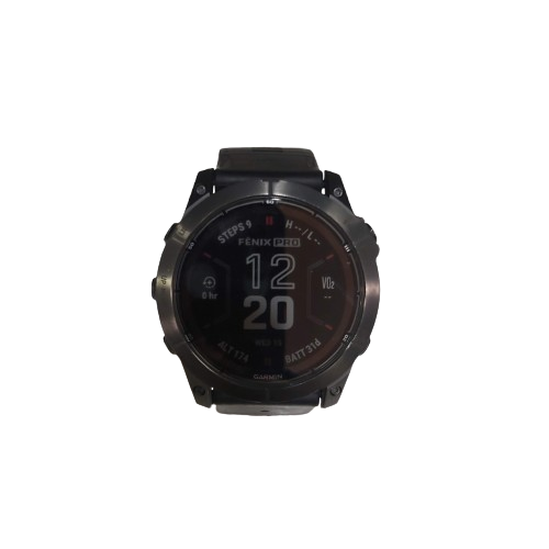 Garmin Fenix 7x Pro Sapphire Solar – Carbon Gray Smartwatch with Charger