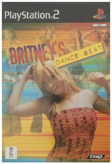 Britneys Dance Beat Playstation 2 Game with Manual In Good Condition