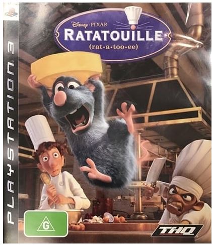 Sony Playstation 3 Ratatouille, Ex-Rental, Disc Labelled With Blockbuster Label, Good Condition, With Case (GE)