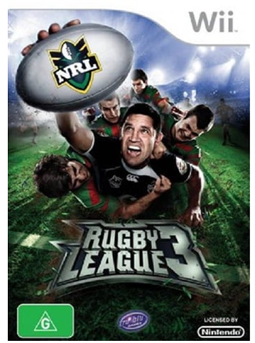 Rugby League 3 Nintendo Wii Game, Good Condition With Manual (1352293)
