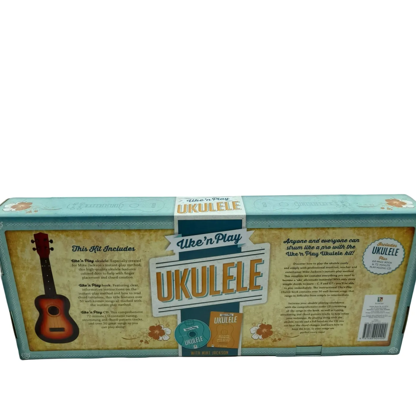 Uke N Play Ukulele Brown With Mike Jackson Sealed In Box (WL1422390)