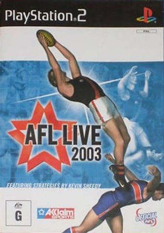 AFL Live 2003 PS2 Game (GE)
