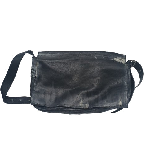 Acne Studios Awolke Medium Leather Shoulder Bag Black (CP 1408890)