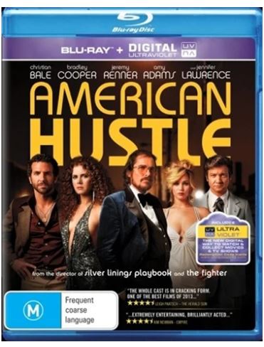 American Hustle Bluray, Excellent Condition, With Case