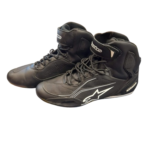 Men’s Alpinestars Faster 3 Motorcycle Boots Size US11 Good USED Condition (GE 1429764)