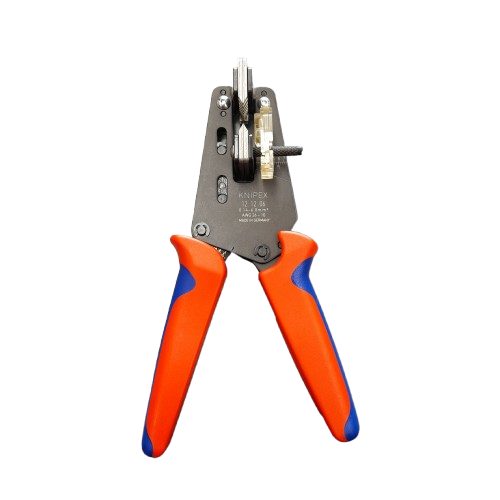 Knipex 12 12 06 Series Precision Insulation Stripper, 0.14mm Min, 6.0mm Max, 195 mm Overall (JN)