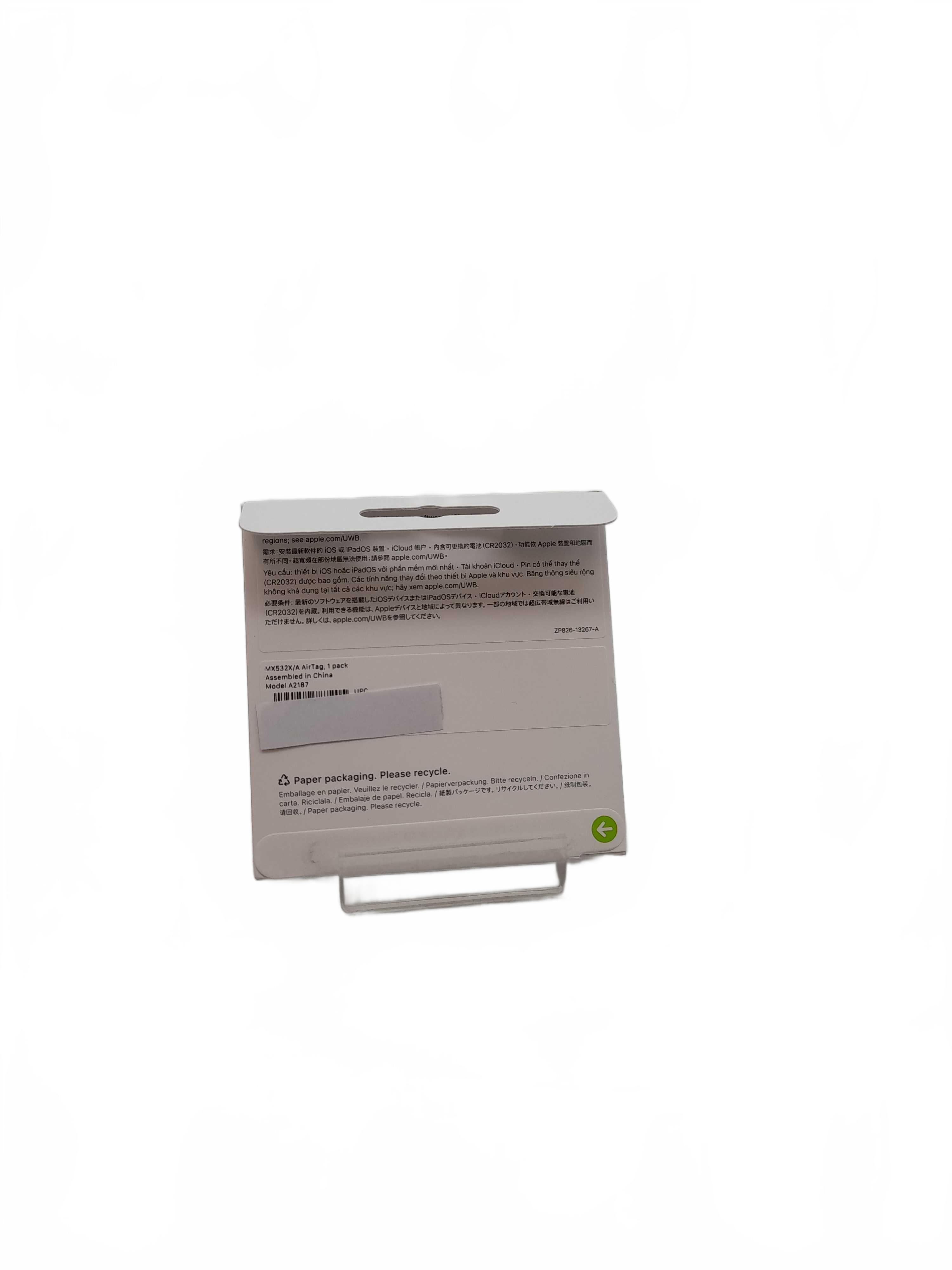Apple Airtag 1st Gen White Model A2187 (WL 1432202)