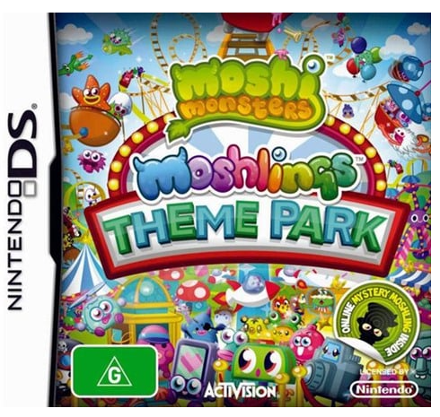 Moshi Moshlings Theme Park Nintendo DS cartridge Only (CP)