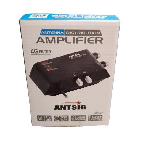 Antsig AP862 2 Way Indoor Distribution Amplifier in Box (LN)