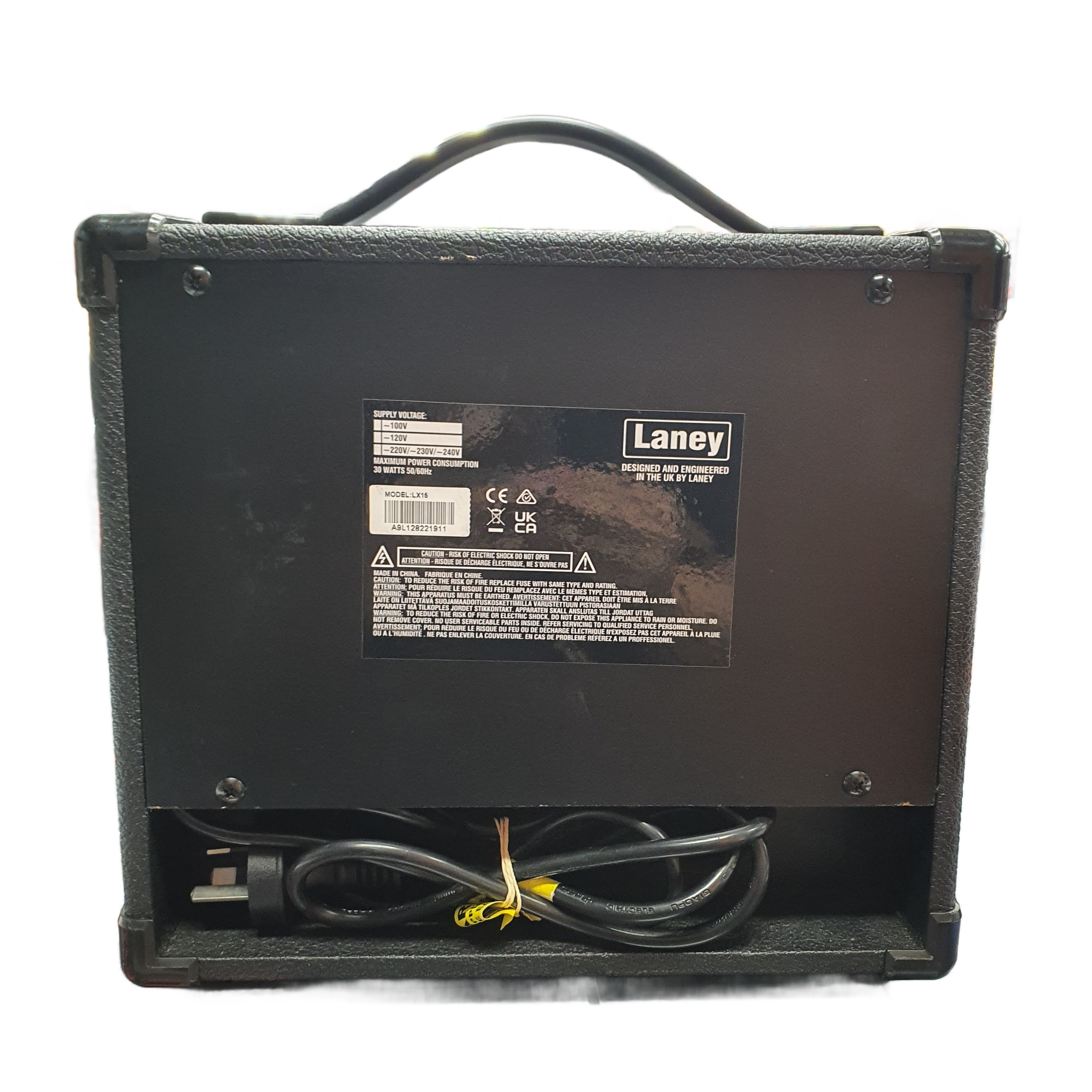 Laney LX15 15W Guitar Combo Amplifier (Black) (MR)