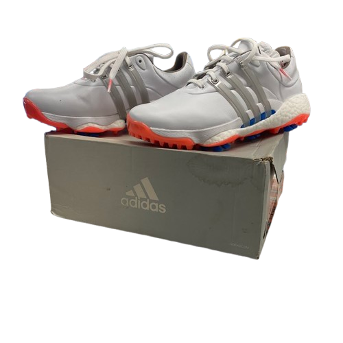 Adidas Tour 360 22 Golf Shoes White Orange (NG)
