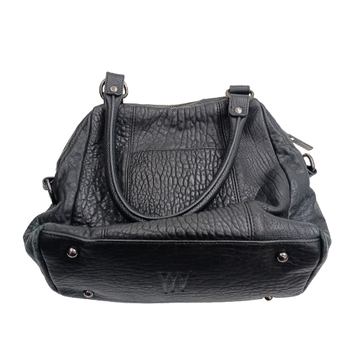 Genuine Status Anxiety Leather Handbag Black With Strap (NA 1424900)
