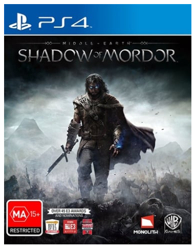 Shadow Of Mordor PS4 Game Average No Manual