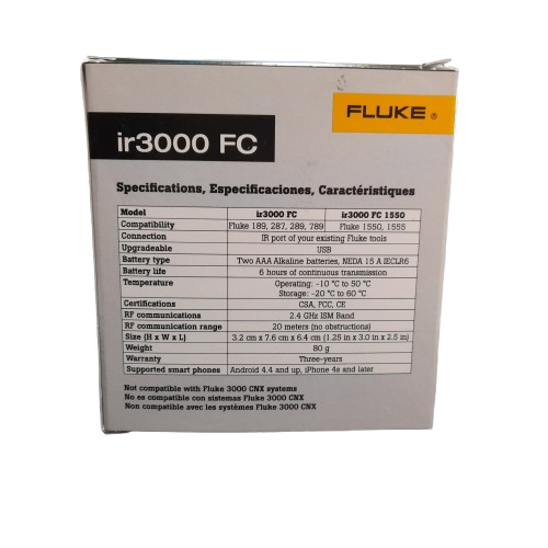 Fluke IR3000FC Wireless Connector in Box Like New (JN)