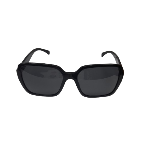 CHANEL 5408 Square Acetate Sunglasses Black with Case (LN)