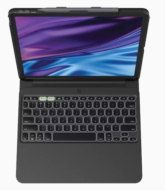 ZAGG Pro Keys 2 iPad Air 10.9 inch (M3, M2) Keyboard Case Grey (LE)