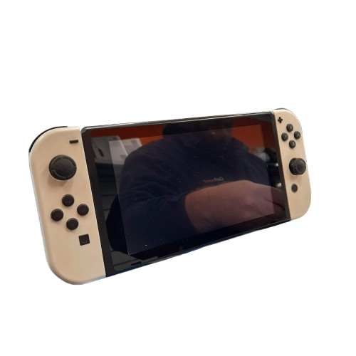 Nintendo Switch HAC-001 With White Joy Cons, Case And Charger (GE1353871)