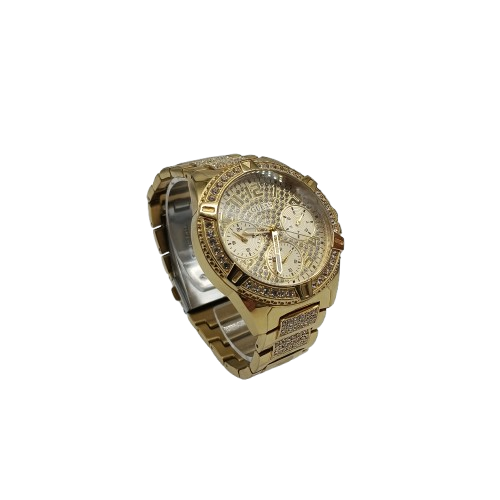Guess Frontier W1156L2 Gold Steel Band Analog Watch (CP)