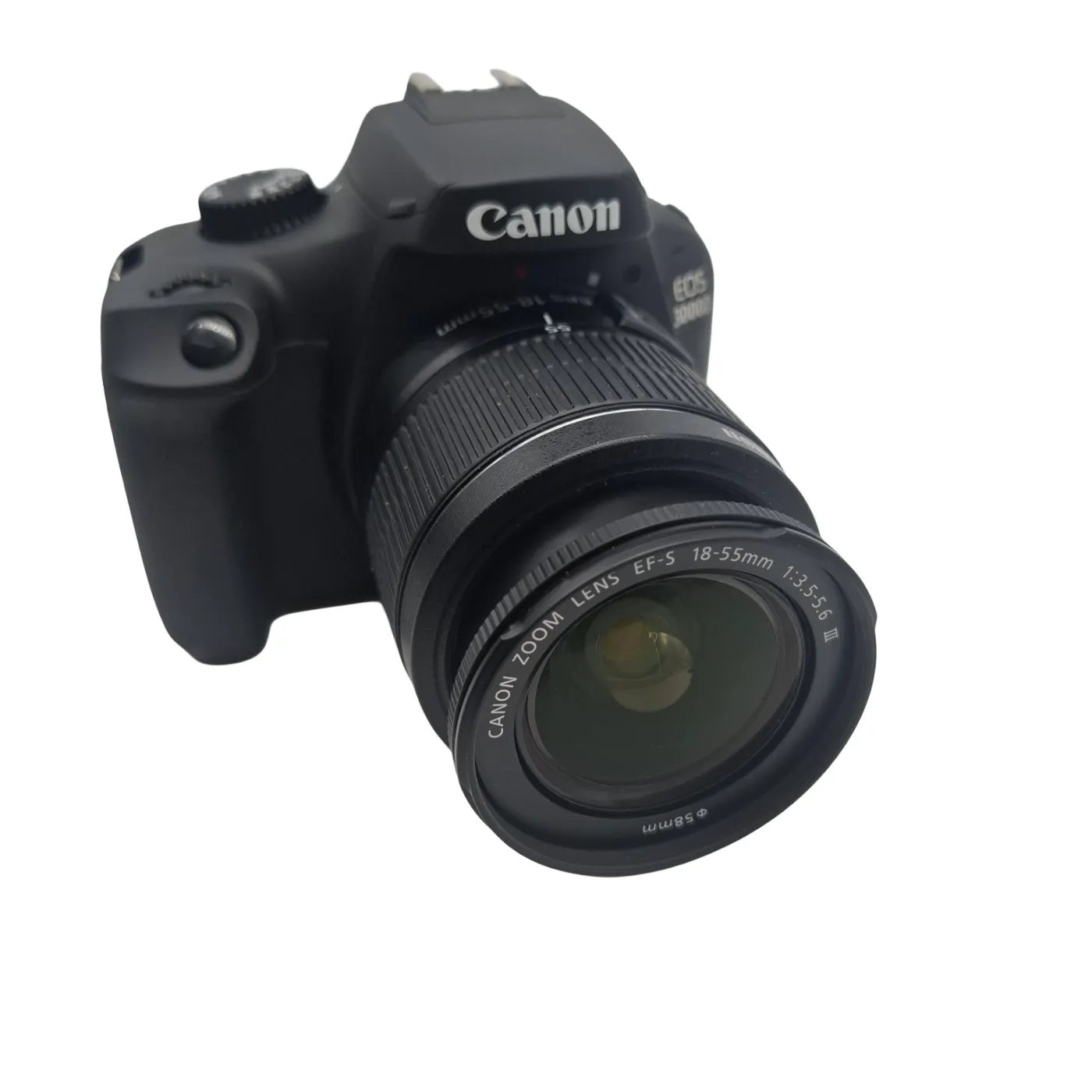 Canon EOS 3000D Black With Bag, Charger and 18-55mm (WR)