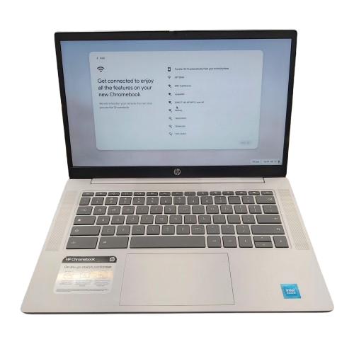 HP Chromebook 14A-NF0007TU 64GB Storage EMMC, 4GB RAM, White, With Charger