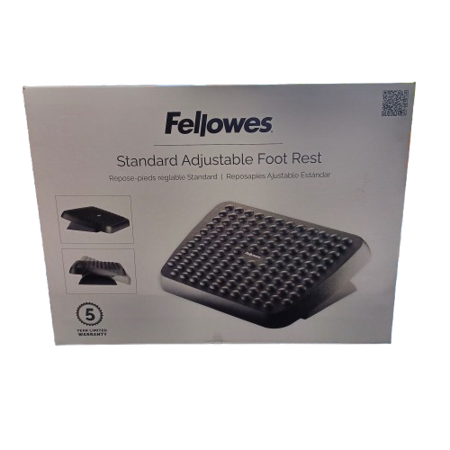 Fellowes Standard Adjustable Foot Rest 48121 Grey ( LE )