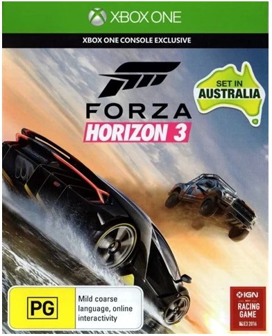 XBOX One Forza Horizon 3, Excellent USED Condition, With Case No Manual (GE 1270463)