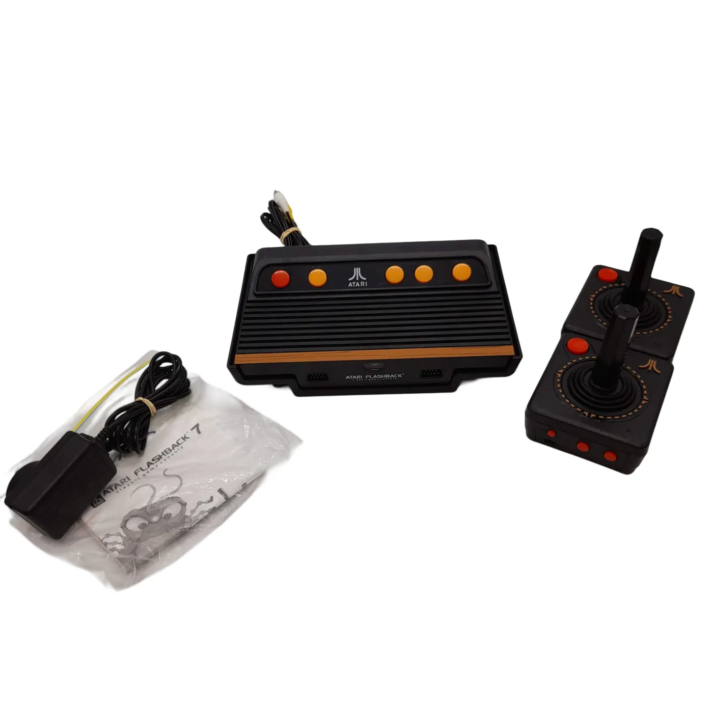 Atari Flashback 7 Classic Game Console Black + 2 Controllers+Manual+Adapter [WL1403432]