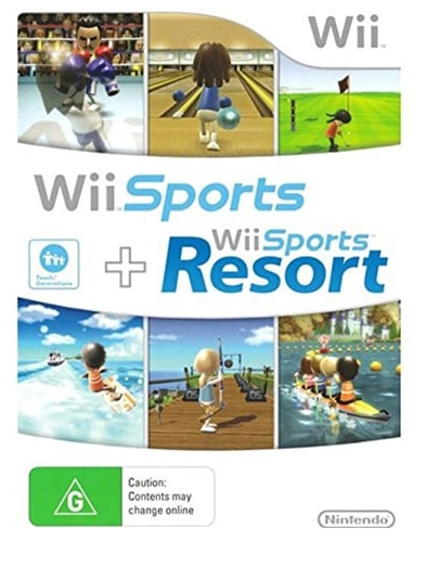 Wii Sports + Wii Sports Resort Nintendo Wii Game Acceptable Condition With Manual (CP-1353604)