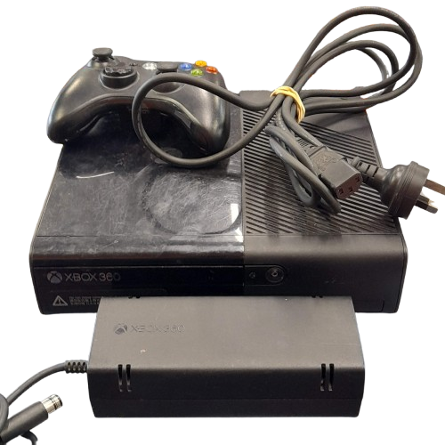 Xbox 360 E 500GB Black Console with Wireless Controller (GE)
