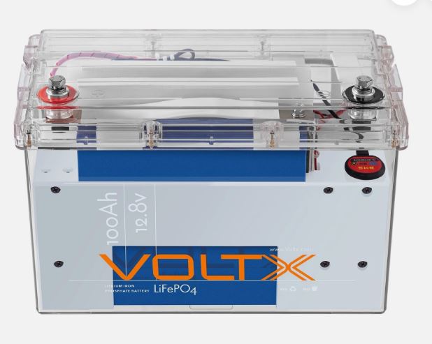 Voltx LifePO4 100Ah 12.8v Bluetooth Battery (GE)