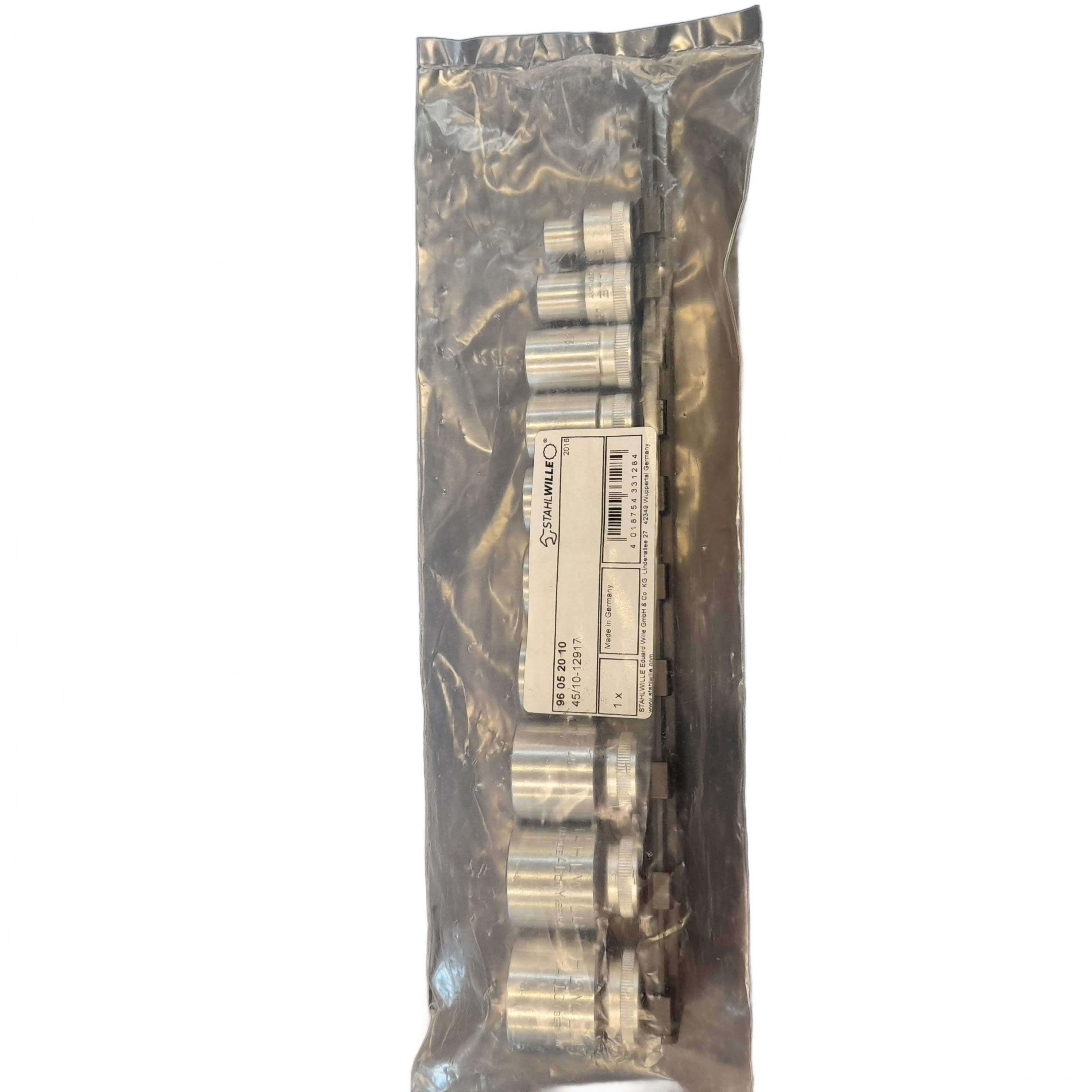 Stahlwille 3/8 Inch Socket Set 96052010 FACTORY SEALED LIKE NEW (GE 1424714)