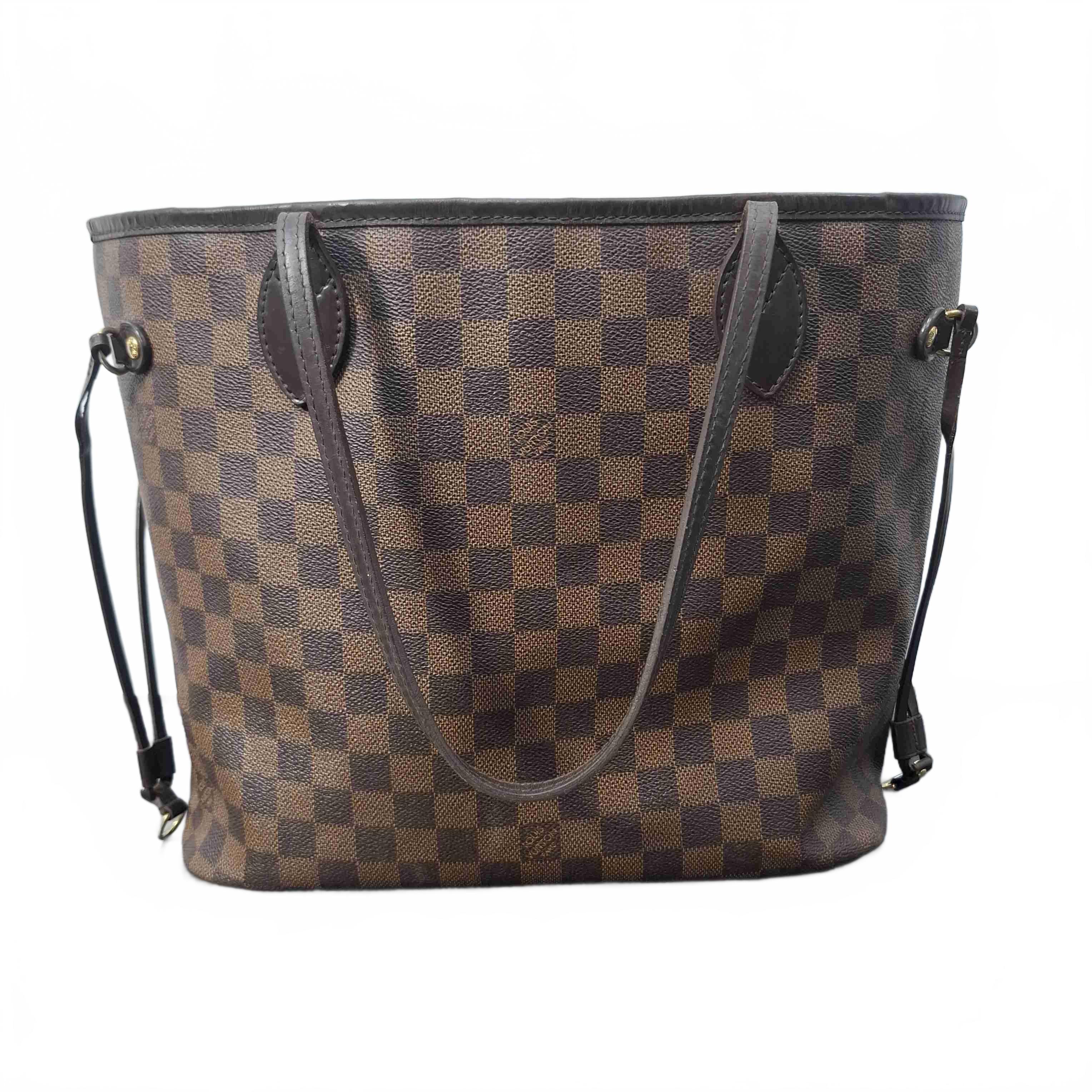 Louis Vuitton Damier Ebene Canvas Handbag (WR 1434897)