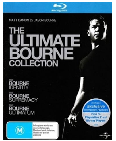 The Ultimate Bourne Collection Blu Ray Good Condition (CP-1355387)