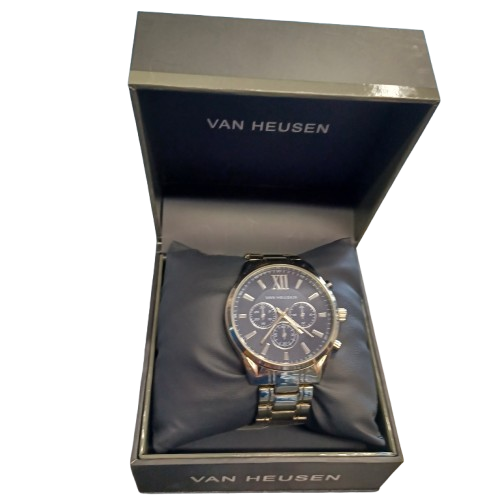 Van Heusen Men’s Silver Steel Watch 0526 (1432178)