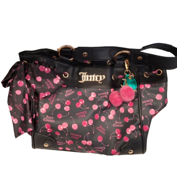 Juicy Couture Sweet Cherry Tote Black (JN)