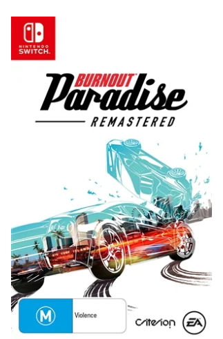 Burnout Paradise Nintenso Switch Game – Good Condition No Case