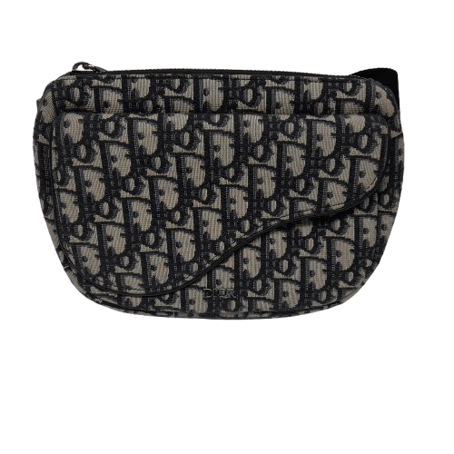Dior ADPO223YKY_H27E Men’s Saddle Bag Oblique Jacquard with Box and Certificate of Authenticity (LN)