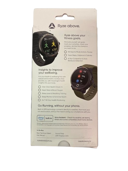 Ryze Smart Watch Fitness Smart Watch (NG)