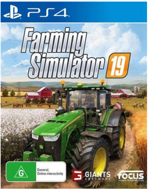 Sony Playstation 4 Farming Simulator 19, Very Good Condition, With Case + Manual (CP 1355048)