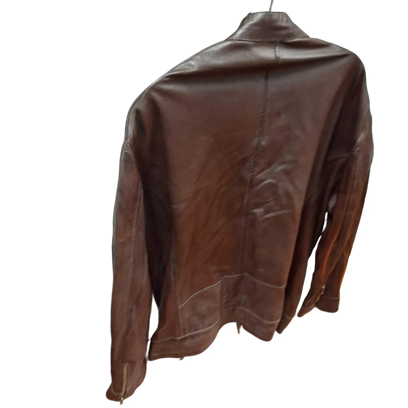 Prouds Leather Jacket 3XL Brown Real Lamb Skin (WR 1407994)